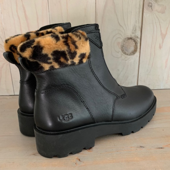 UGG Shoes - UGG CZERIESA PANTHER BLACK MOTO BOOTS NEW